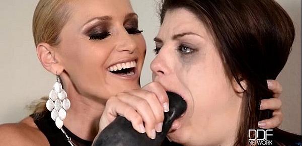  BDSM Dominatrix Kathia Nobili rocks her slave girl